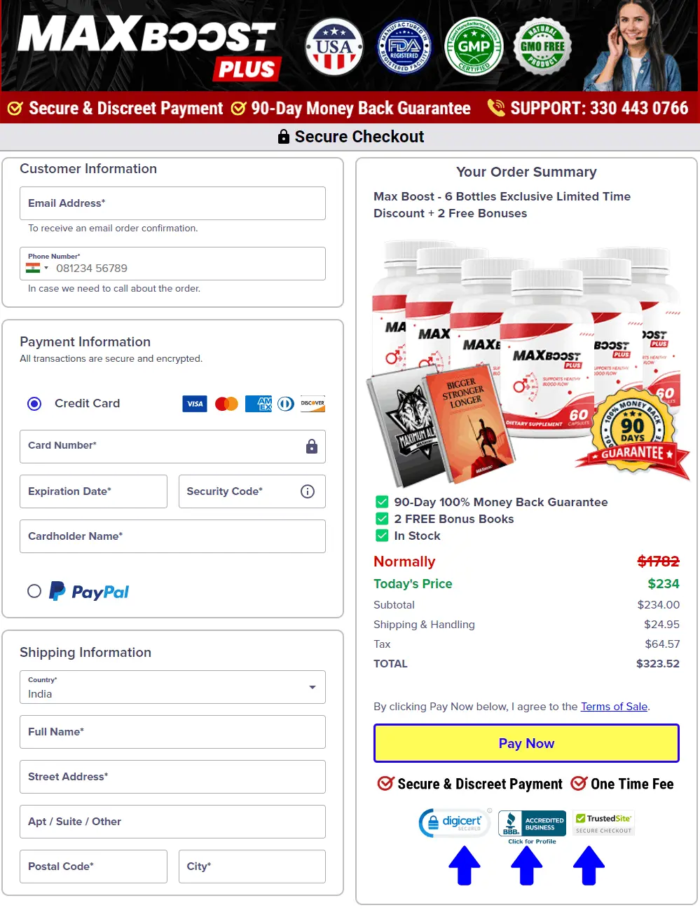 Max Boost Juice™ Secure Checkout